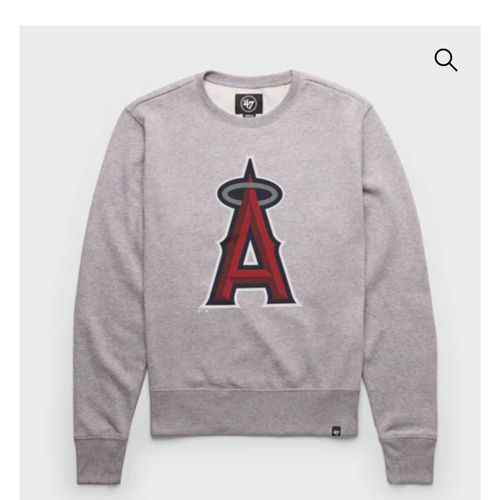 Los Angeles Angels 47 brand crew neck sweatshirt headline crew neck size large